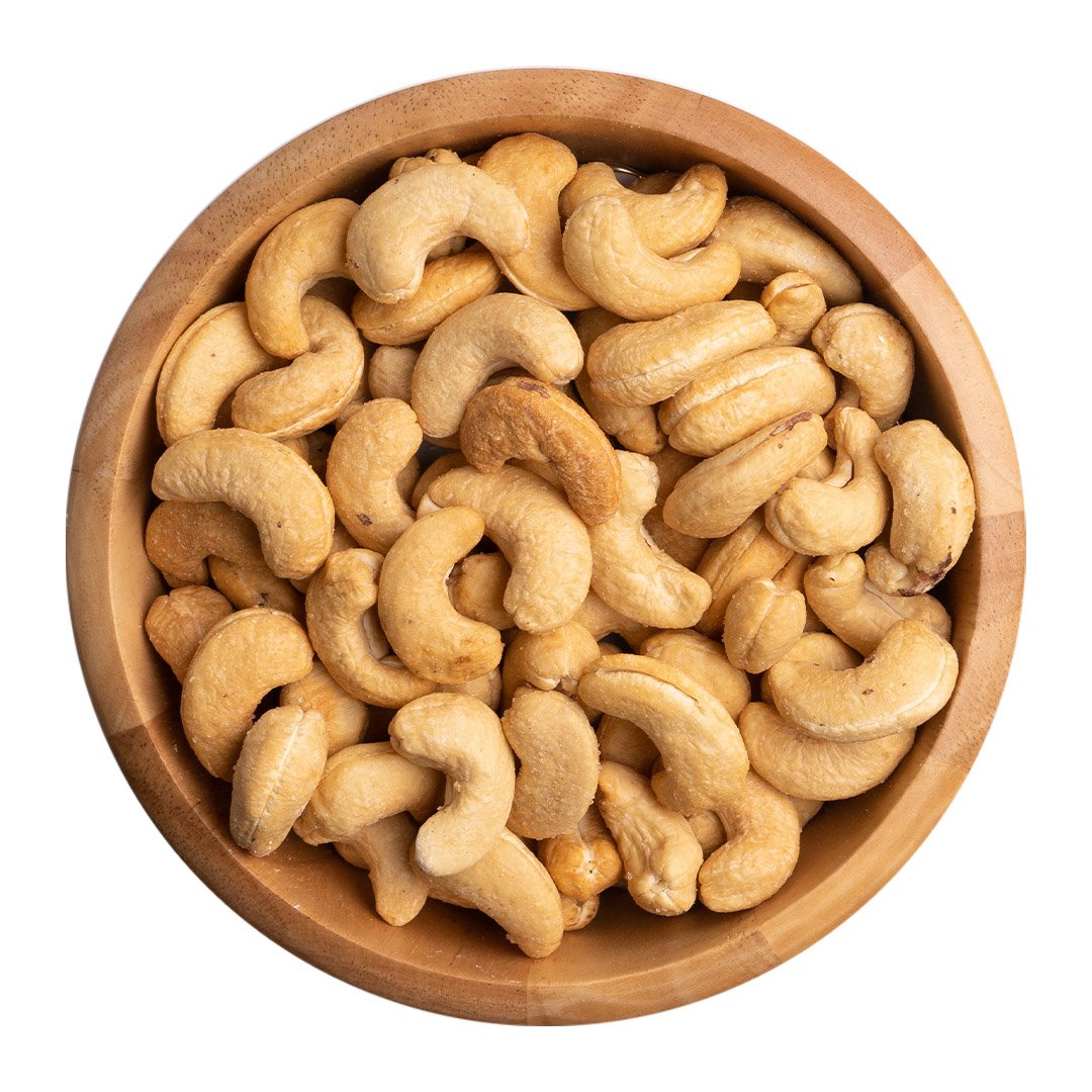 Vietnamesische Cashewkerne – Größe 180 (Jumbo), salzig geröstet